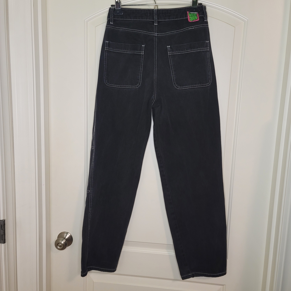 Empyre Black Cargo Pants ; JNCO Inspired - Picture 2 of 11
